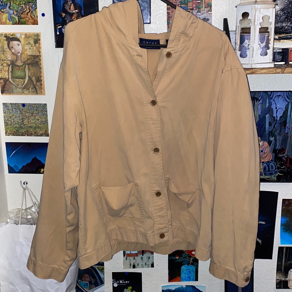 Crazy Horse lightweight button up jacket